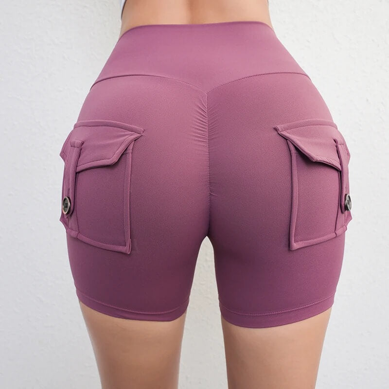 BootyBoost - Pocketed Workout Cargo Shorts