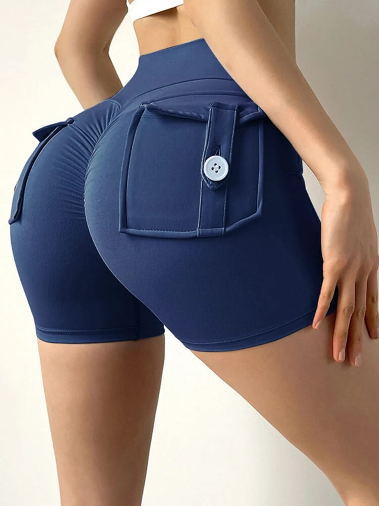BootyBoost - Pocketed Workout Cargo Shorts